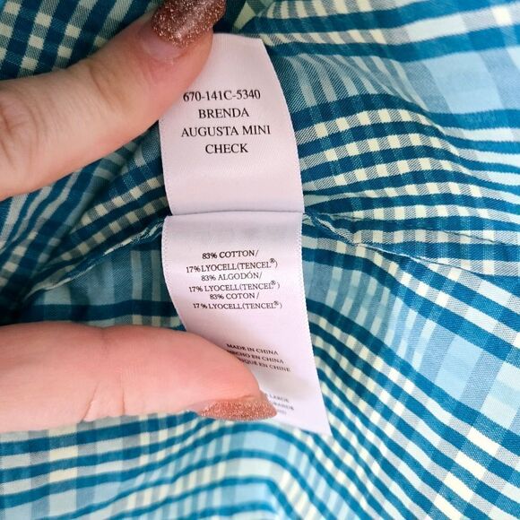 NWT Rails Brenda Mini Dress in Augusta Mini Check - Picture 9 of 10